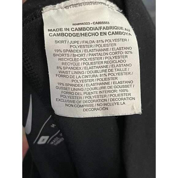 Nike Women’s Court Pure Tennis Skirt-Skort Black Size Womens Medium 728777-010 - Picture 9 of 10